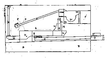 Maffeis Zeichnung der Cristofori-Mechanik aus seiner Publikation von 1719