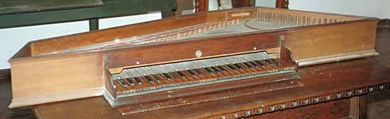 An unsigned virginal attributed to Dominicus Pisaurensis, Museo Civico, Asolo