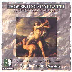 Cover page of the CD 'Scarlatti as chosen by Clementi'
